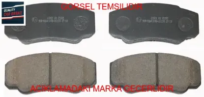 Arka fren balatası  boxer ıı-ducato 02-06 1.8  4252.46/ 4254.68/ 548-0/ 23860 carbreka  resmi