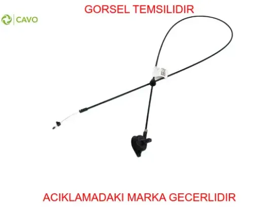 Kaput açma teli renault clıo ııı 05> cavo 8200381527 resmi