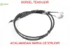 El fren teli arka zafıra 1.6-1.8 kampana fren 00-03-04 cavo 522558/ 90581267/ 522153/ 24436467 resmi