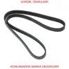 Kanallı kayış yarıs 1.4 d4d 2003-2005 dayco 99365a0930/ 99365c0930 resmi