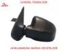 Dış dikiz ayna r astarlı kapak-üçgen ayak-elektrikli-sinyal rezistanslı 7 pinli clio symbol -sandero dekar 963029097r resmi