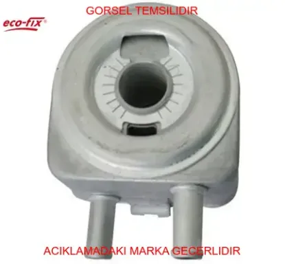 Yağ soğutucusu tek contalı  206-307-406-partner-boxer ıı-c4-berlıngo  2.0hdı  1998-2008  1103.H4/ 1103.N1/ 1103.G7 Ecofıx bn1401@eco resmi