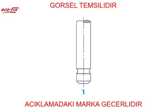 Egzoz  Supap Std Ölçü Boxer Dj5 Ted Ecofix  4376864 resmi