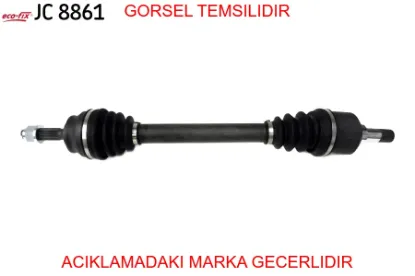 Ön Aks Sol Komple  301 1.6 Hdi Uzunluk 660mm 2012- 9671573180
 resmi