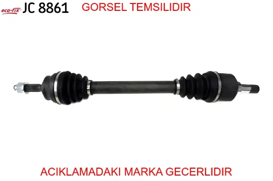Ön Aks Sol Komple  301 1.6 Hdi Uzunluk 660mm 2012- 9671573180
 resmi