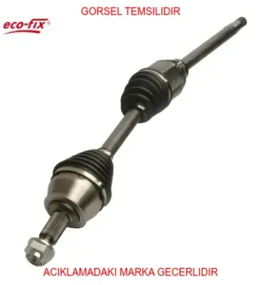 Ön Aks Sağ Komple (iç Kafali) Fiorino Bipper (225) 1.3 Mjt Euro 5 Uzunluk 919mm 2013- 55228304/ 51934089/ 51975576/ 1607440180 resmi