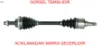 Ön Aks Sol Komple 206 (2a/c) 1.6i 16v Absli 48 Dis Uzunluk 601mm 1998-2006 3272.AE/ 3272.6E resmi