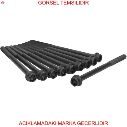 Sılındır kapak saplaması fıat doblo 10> egea 16> 500l 14> 500x 14> alfa romeo 10>16 1.6d mtj 55214378/ k68283044aa resmi