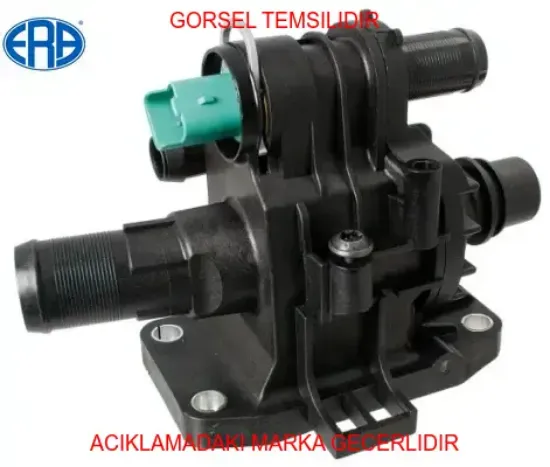 Komple termostat-plastik gövdeli 83 c berlıngo-c3 ı-c4-c4 grand pıcasso ı-c4 ı-c5-c5 ıı scudo-c-max- era 3m5q8a586ac/ 1336.X2/ 1313841 resmi