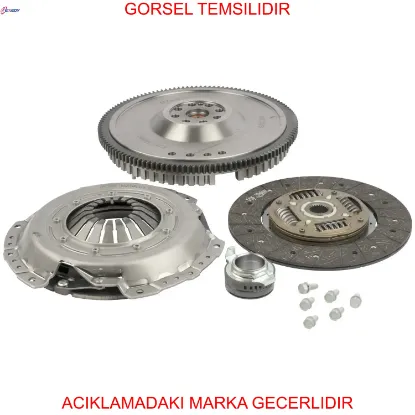 Debriyaj seti baskı disk bilya volan bt50 2.5l wlaa 4x4 4x2 08- / ranger 06-- sabit göbekli volan 4 exedy we0116410/ we0116460/ we0116610 resmi