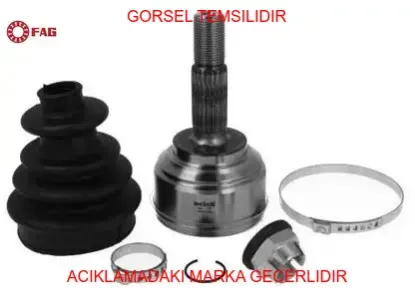 Aks kafası dış ön dacıa logan 06> sandero 08> 1.4-1.6 21x28x49 137.5mm fag 8200985007/ 8200985010 resmi