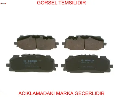 Fren balatası vw q7 a5 2016-  ön  1za,1ln,1zk,1lp 4m0698151h resmi