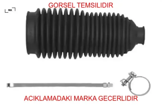 Direksiyon rot körüğü kısa sol passat 4-a 4 fkk 4d0419831b/ 4d0419831d resmi