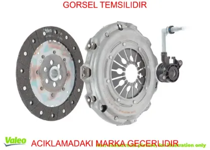 Debrıyaj setı set transıt tts v363 18 2.0 ecoblue pıkap rulmanlı sabıt volanlı gk31 7c623 bb/ 2517838 resmi