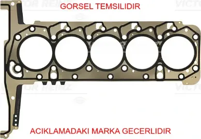 Silindir kapak contası 3 delik 1.20mm ford ranger 11-> ford bb3q6051c1b/ 1776506 resmi