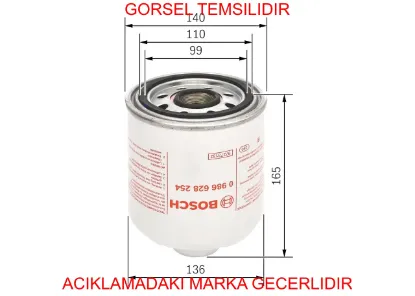 Fıltre - kartus apu (hava kurutucu) ford mecc462a346aan/ t374232 resmi