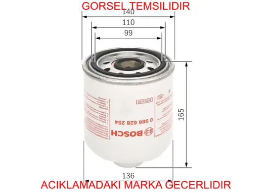 Fıltre - kartus apu (hava kurutucu) ford mecc462a346aan/ t374232 resmi