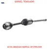 Komple Aks Tahrik Mili Gkn  31607618678   305946 resmi
