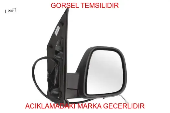 Sağ ayna cıtroen jumpy-jumpy van elektrikli desenli rezistanslı sensörlü 2020 > gold 98155882xt resmi