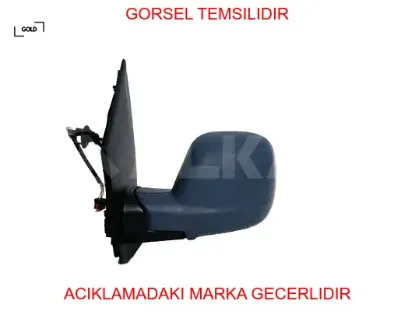 Sol ayna scudo van standart-van maxı-combımıx elektrikli desenli resiztanslı otomatik katlanan 2022 gold 98087018xt resmi