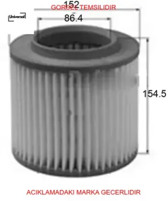 Hava filitresi vw a8  s8   5.2   6.0  v12 4e0129620a resmi