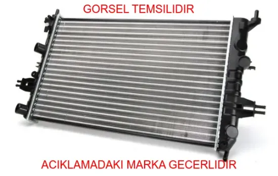 Su radyatörü astra g astra g classıc 1.2 16v 1.4 98 09 klimalı mt mekanik 600x378x24 kale radyatör 09119481/ 1300195/ 1300212/ 1300256 resmi