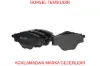 Arka Fren Balatasi  C4 Picasso Ii/spacetourer-c5 Aircross-308 Ii-508 Ii-3008-5008 Ii-grandland X-ds7 1609000980/ 1617535480/ 161979 resmi