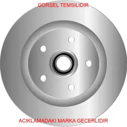 Arka fren disk aynası  fluence-megane ııı  432001539r/ 432007595r/ df6182 kale balata tfd-00558 resmi