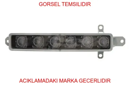 Gündüz farı orijinal içi siyah  partner tepee 9812662280/ bpe356001 resmi
