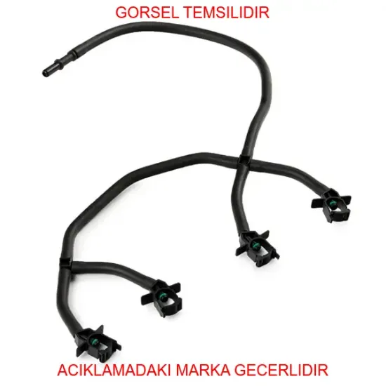 Enjektör geri dönüş hortumu transıt-mondeo 2.0tdcı  3s7q9k022da/ 3s7q9k022cc/ 1233 k&b 6114 resmi