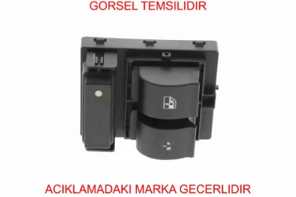 Cam Kumanda Düğmesi Sol Çerçevesiz Siyah Soket  Boxer Iii-ducato-doblo 06-> 6490.X9/ 735487419/ 18205045 resmi
