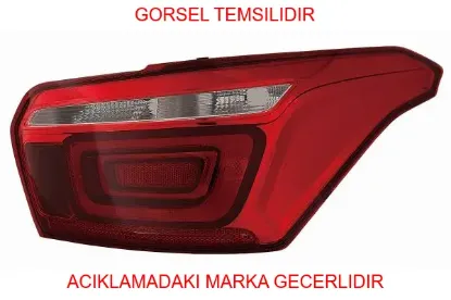 Stop lambası sağ (duyulu-çıtalı) c-elysee  2017> 9818810280 resmi
