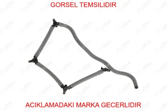 Enjektör Geri Dönüş Hortumu C4 C5 Ii Jumpy Scudo Focus Ii Mondeo Iv 307 Expert C30 C70 Ii 2.0 Hdi 1574.HL/ 1574.68/9674975980/ 9659113480/ 3M5Q9K022AC/ 3M5Q9K022AB/ 5Q9K022AC/ 9K022AC 3M5Q9K022AB/ 3 resmi