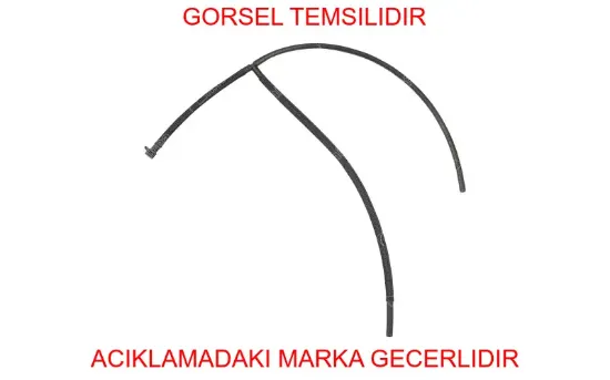 Enjektör Geri Dönüş Hortumu 5 (f10) 6 (f06 F12 F13) 7 (f01 F02 F03 F04) X5 (e70) X6 (e71 E72) 11657612158 resmi