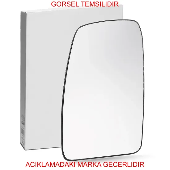 Dış dikiz ayna camı sol ısıtmalı master-movano 2010> 963662420r/ 4419416 resmi