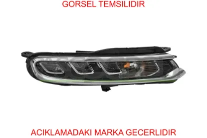 Gündüz farı dış nikelajı sağ c3 ııı 16> 9820877880 resmi