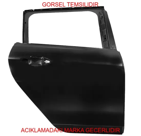 Arka kapı komple sağ 2008  2013>16 9802969680 resmi