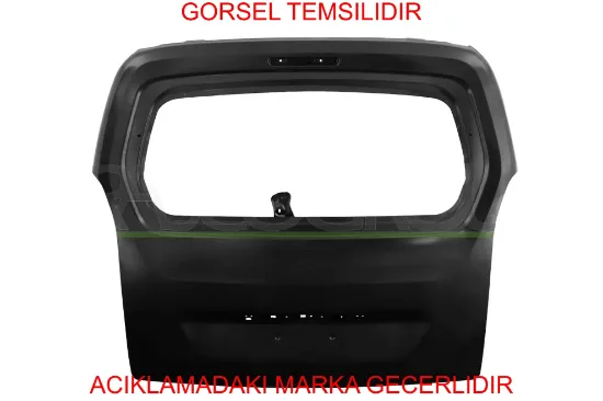 Arka bagaj kapağı (yukarıya açılan) partner tepee  2010>18 9811028680/ 8701.Y6 resmi