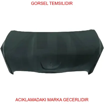 Motor kaputu 508 gri boyalı (iceli/çekomastikli) 9809044480 resmi