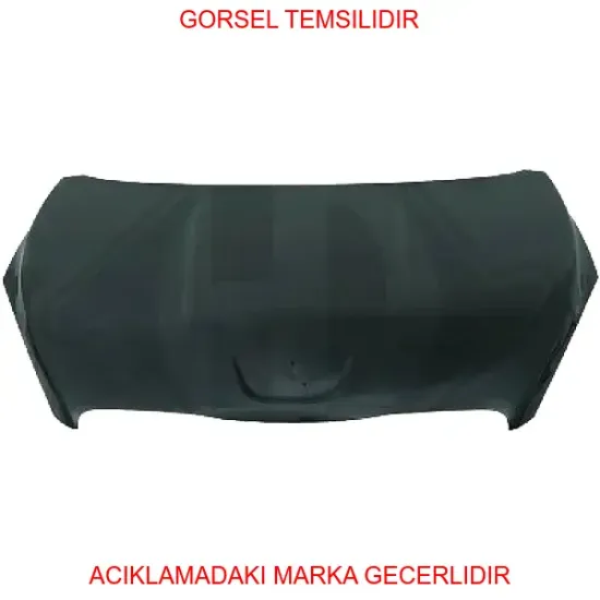 Motor kaputu 508 gri boyalı (iceli/çekomastikli) 9809044480 resmi