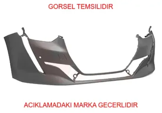 Ön tampon dolu (astarlı panjurlu komple/çeki kapaklı/braketli) 208 (p21e) 164982681t resmi