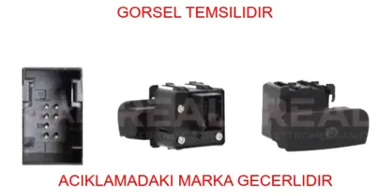 El fren mekanizma düğmesi (turuncu) 3008-5008 4707.06/ 9666405677 resmi