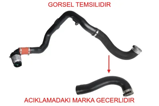 Turbo hortumu küçük silikon  master ııı 2.3dcı 2010> 8200730589/ 8200730576/ 4421018 resmi