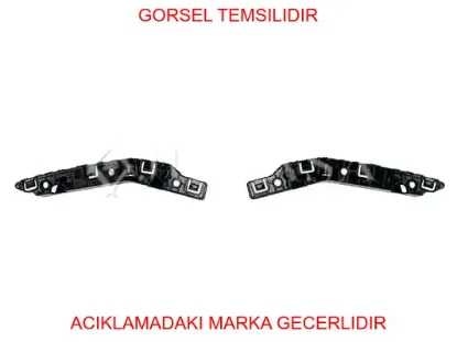 Ön tampon braketi takım (sağ-sol) 2008 2019> 1668510780 k&b 1526-2023 resmi