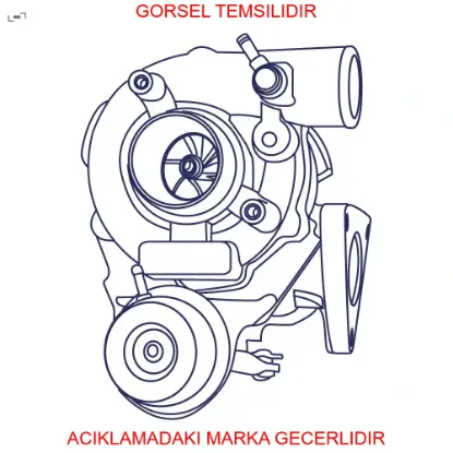 Turbo komple hyundaı tucson 2.0l d4ha 15-20 / kıa sportage 2.0l d4ha 15-22 r2.0 kıbo kkk 282312f600 resmi