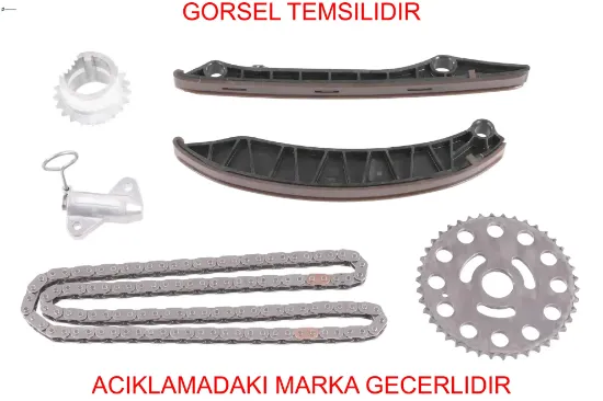 Eksantrik zincir seti  movano b 10> master ııı 10> 2.3 dci-cdtı m9t / navara 2.3l ys23 d23 15-> 1302 kolbensmıtch 93168149/ 130c11863r/ 130c19924r resmi