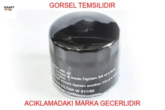 Yağ Filtresi Accent Getz Hyundai Kia Tüm Benzinli Binekler 2630021A00 resmi