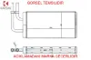 Aluminyum Brazing Petek Arka  Jest Karsan 7550032AA resmi