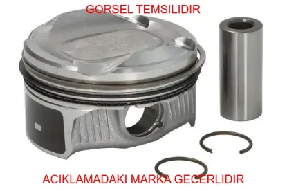 Piston segman 75.00 mm (std) c-elysee 208 301 308 (1.2 vtı eb2 eb2m 110/130 hp euro5 3 silindir) 1626728280/ 1608059980 resmi