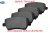 Fren balatası ön mıcra k12 03- note 06- clıo ııı 05- modus 04- duster 10- logan 04- dokker 12- magnetı marellı 323700001900/ 41060ax625/ wva23973/ 410608481r resmi